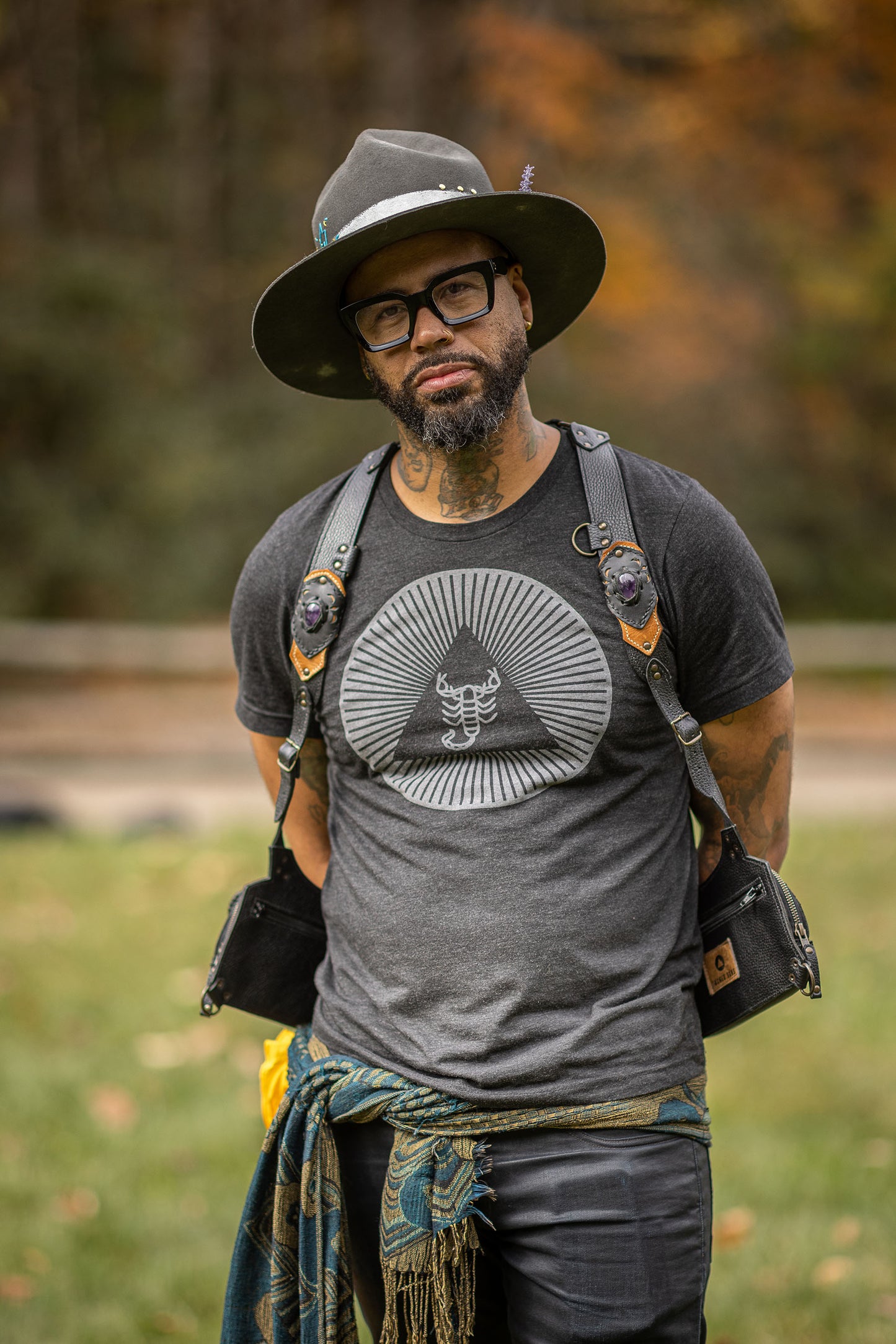 SCORPION - Black & Gray T-Shirt