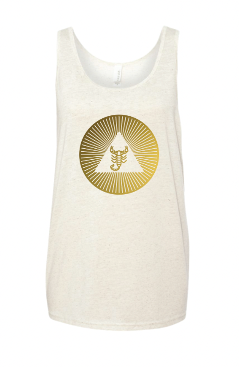 Sacred Sons Scorpion Crest Oatmeal Tank