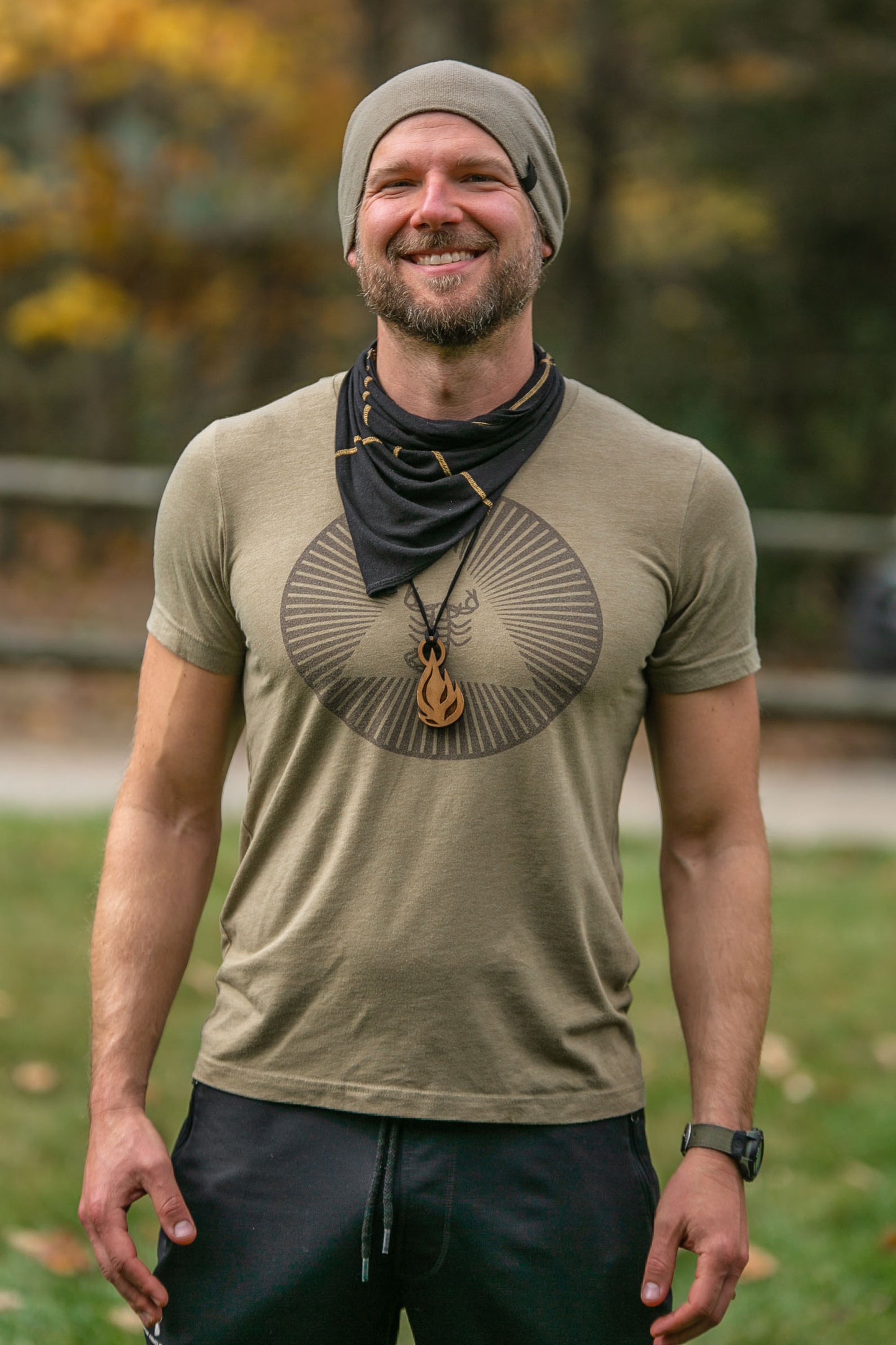 SCORPION - Olive Triblend T-shirt