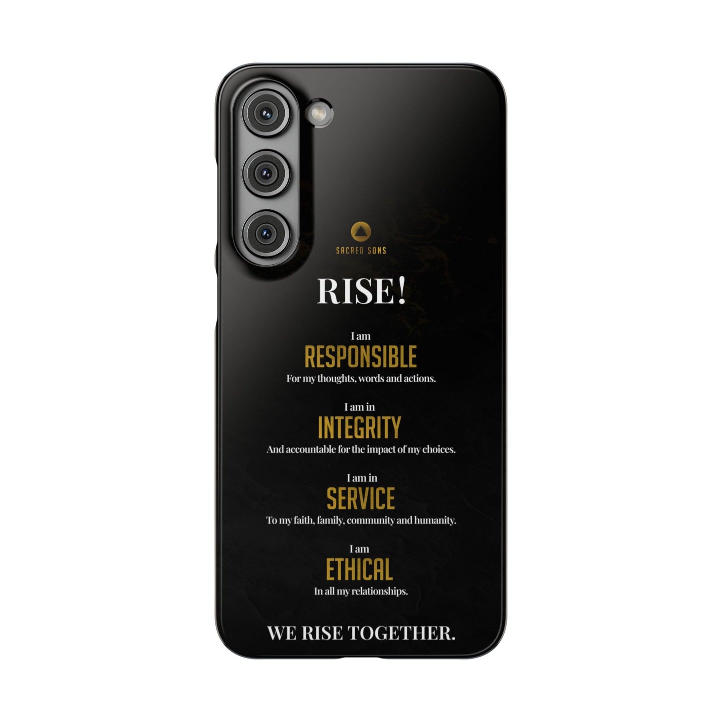 RISE! — 'We Rise Together' Snap Case