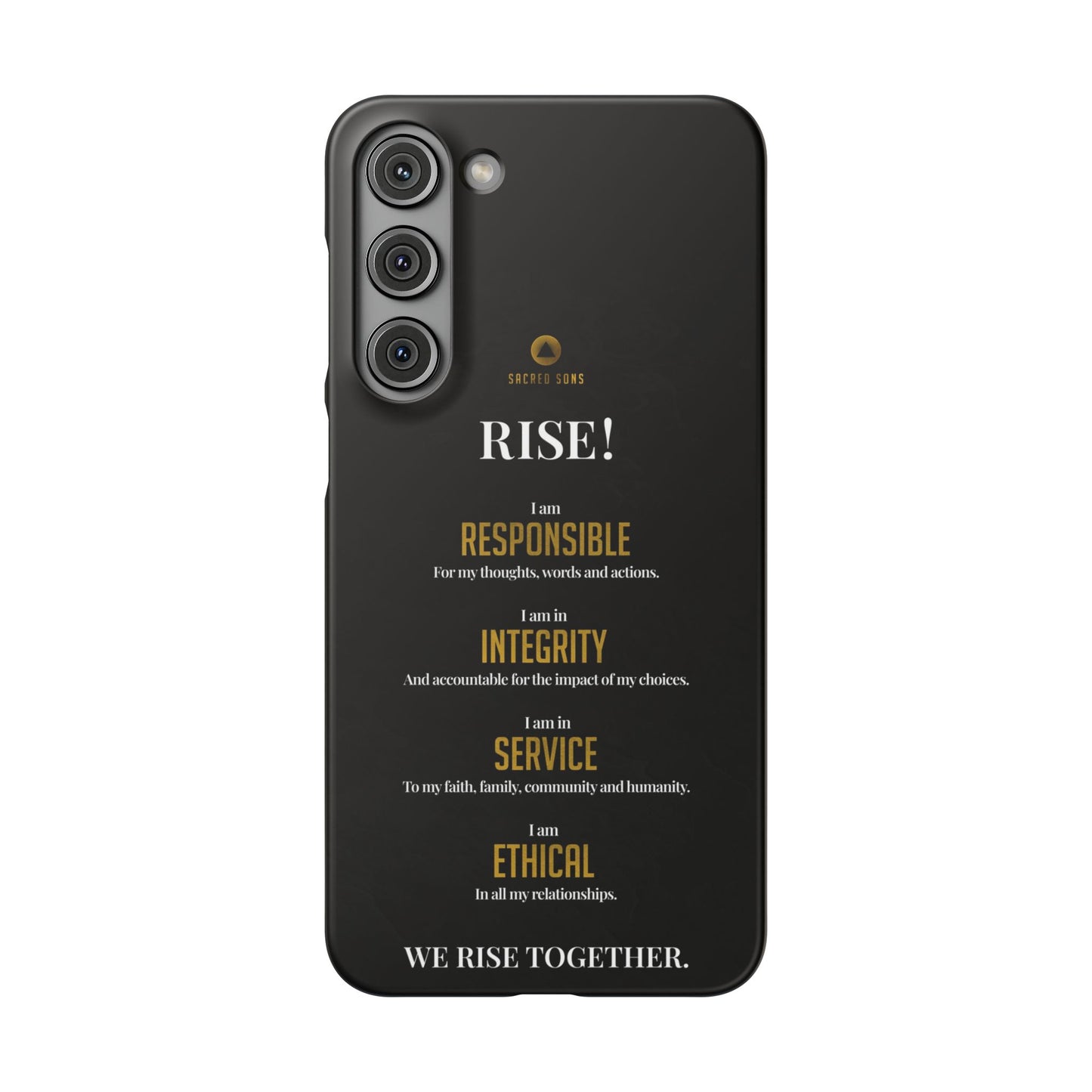 RISE! — 'We Rise Together' Snap Case