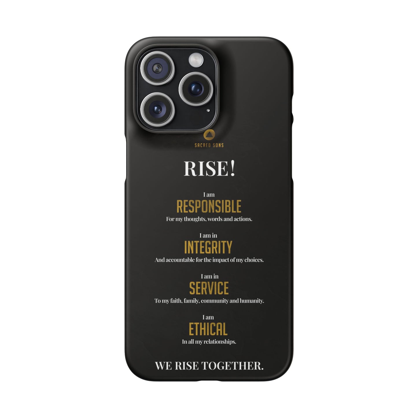 RISE! — 'We Rise Together' Snap Case