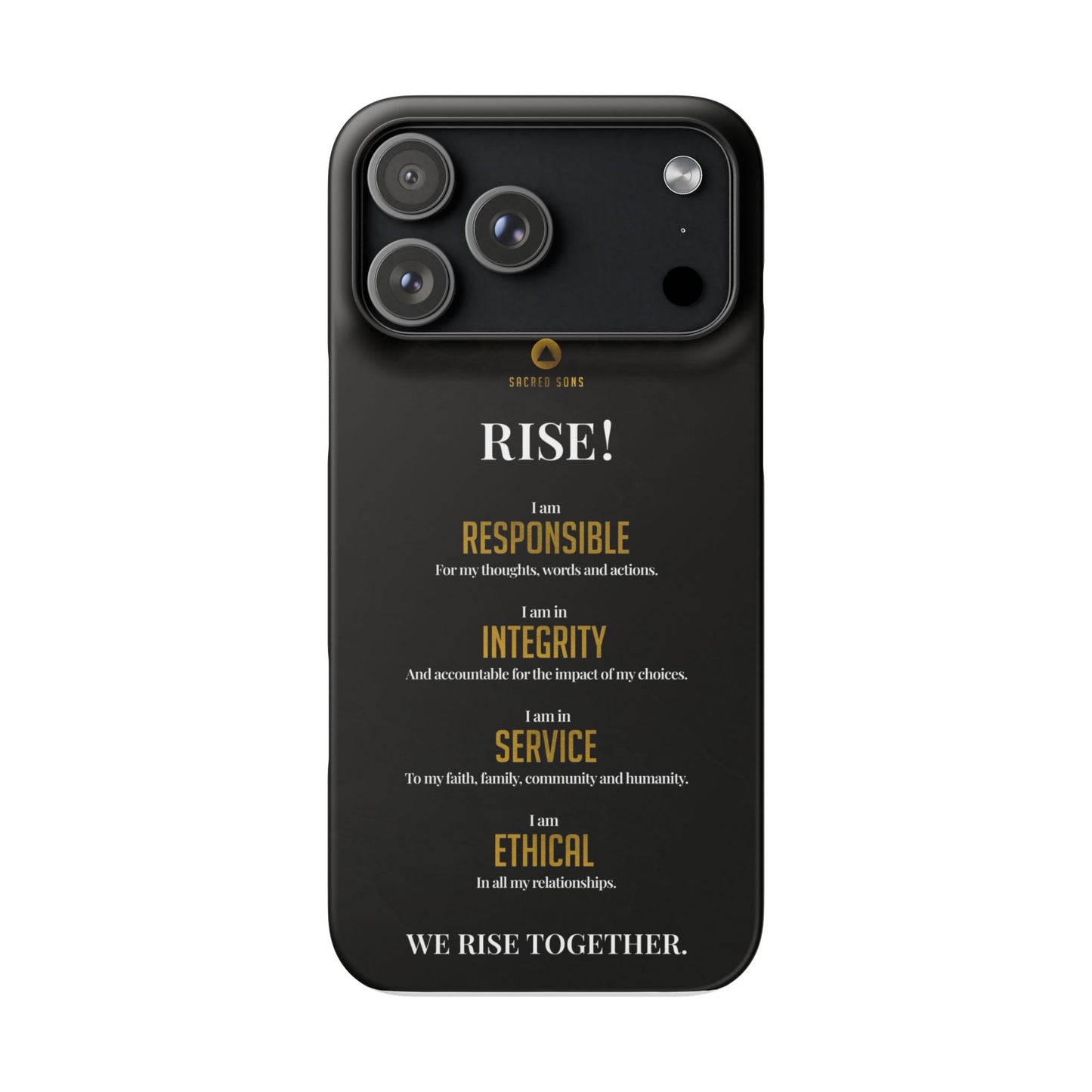 RISE! — 'We Rise Together' Snap Case