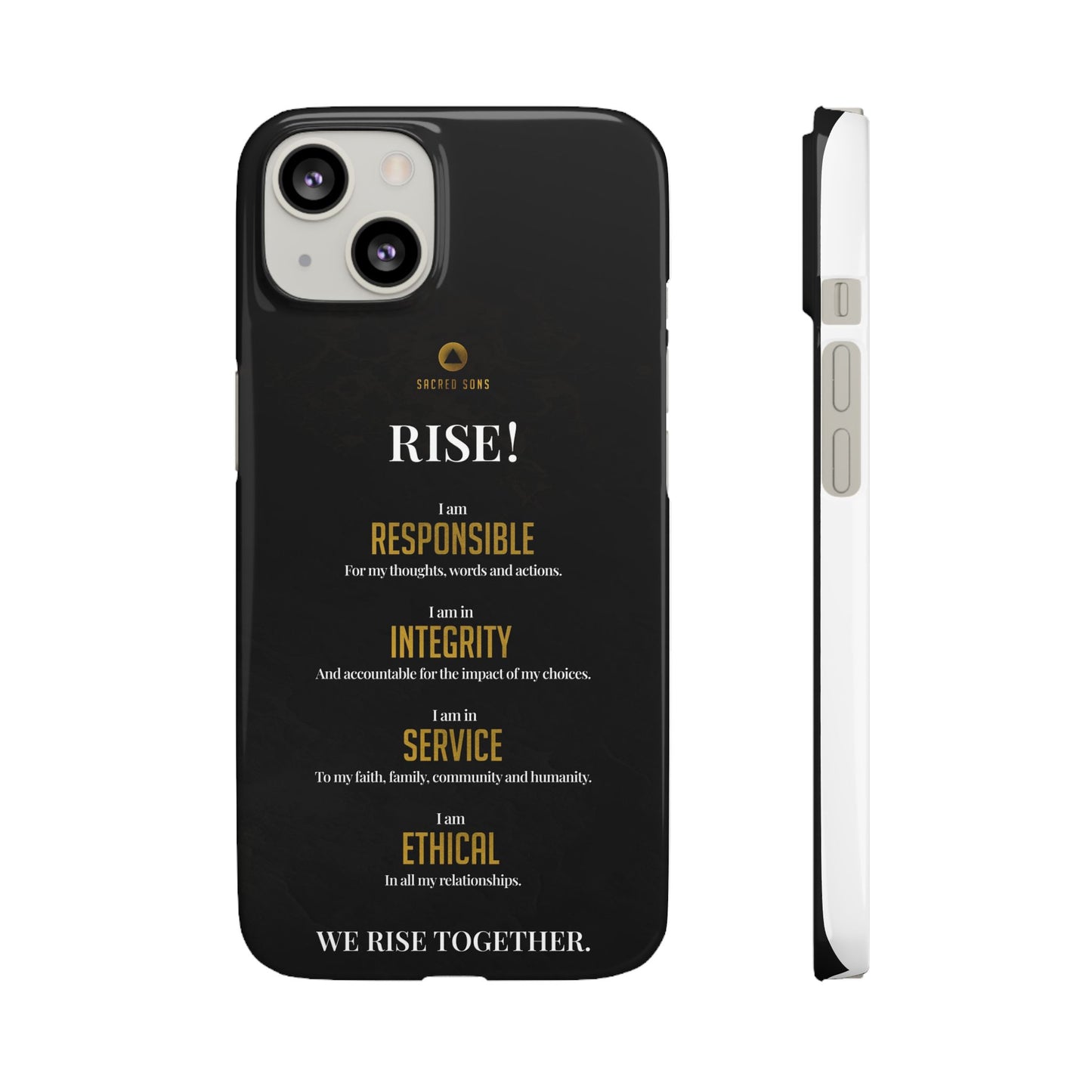 RISE! — 'We Rise Together' Snap Case
