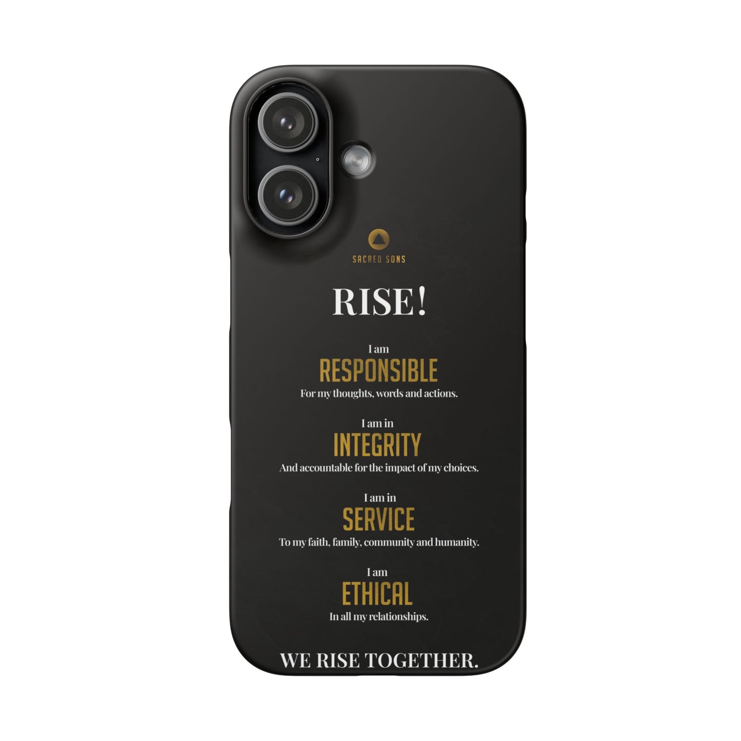 RISE! — 'We Rise Together' Snap Case