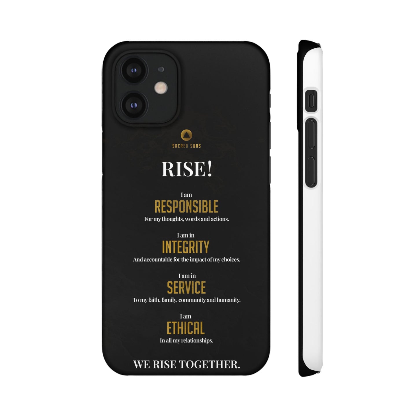 RISE! — 'We Rise Together' Snap Case