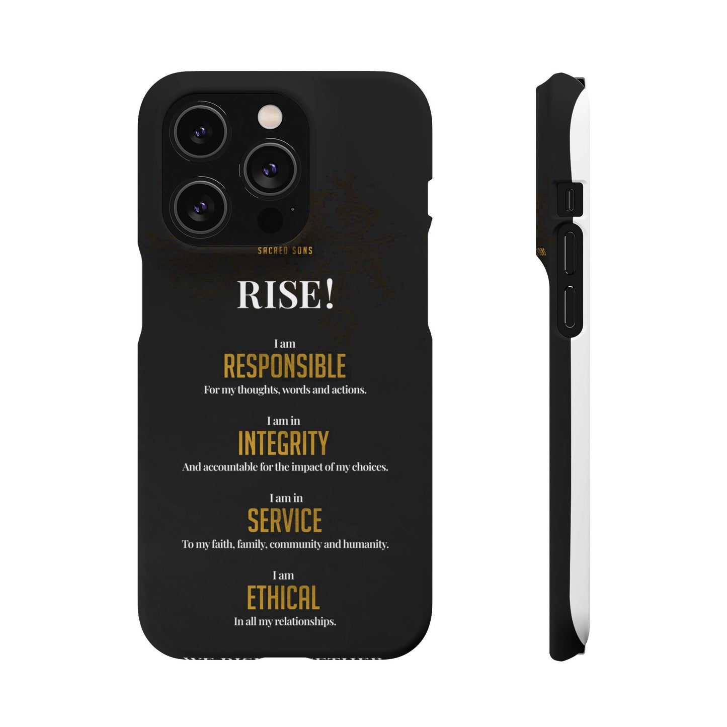 RISE! — 'We Rise Together' Snap Case