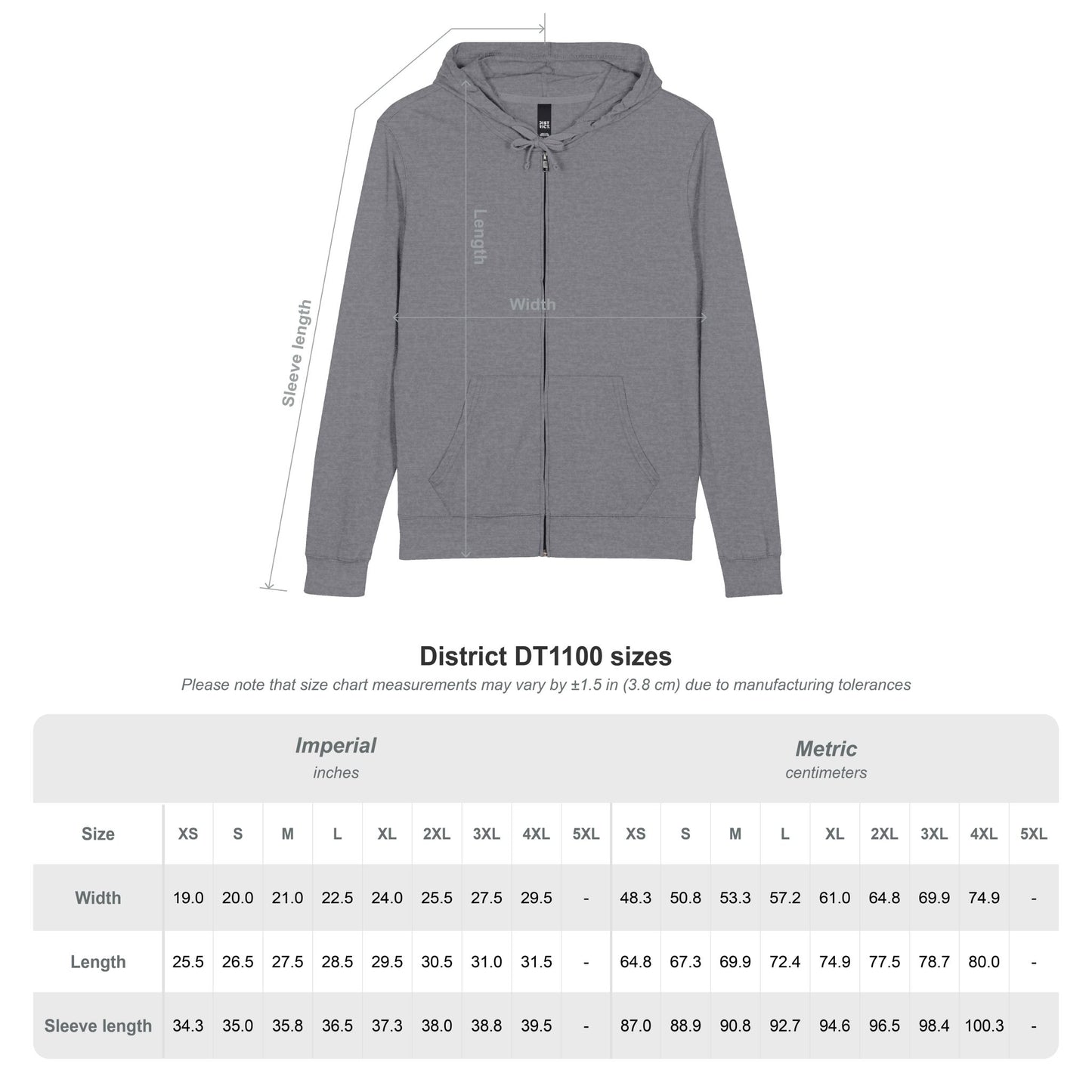 Unisex Zip-Up Hoodie