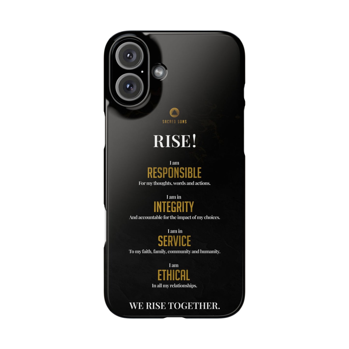 RISE! — 'We Rise Together' Snap Case