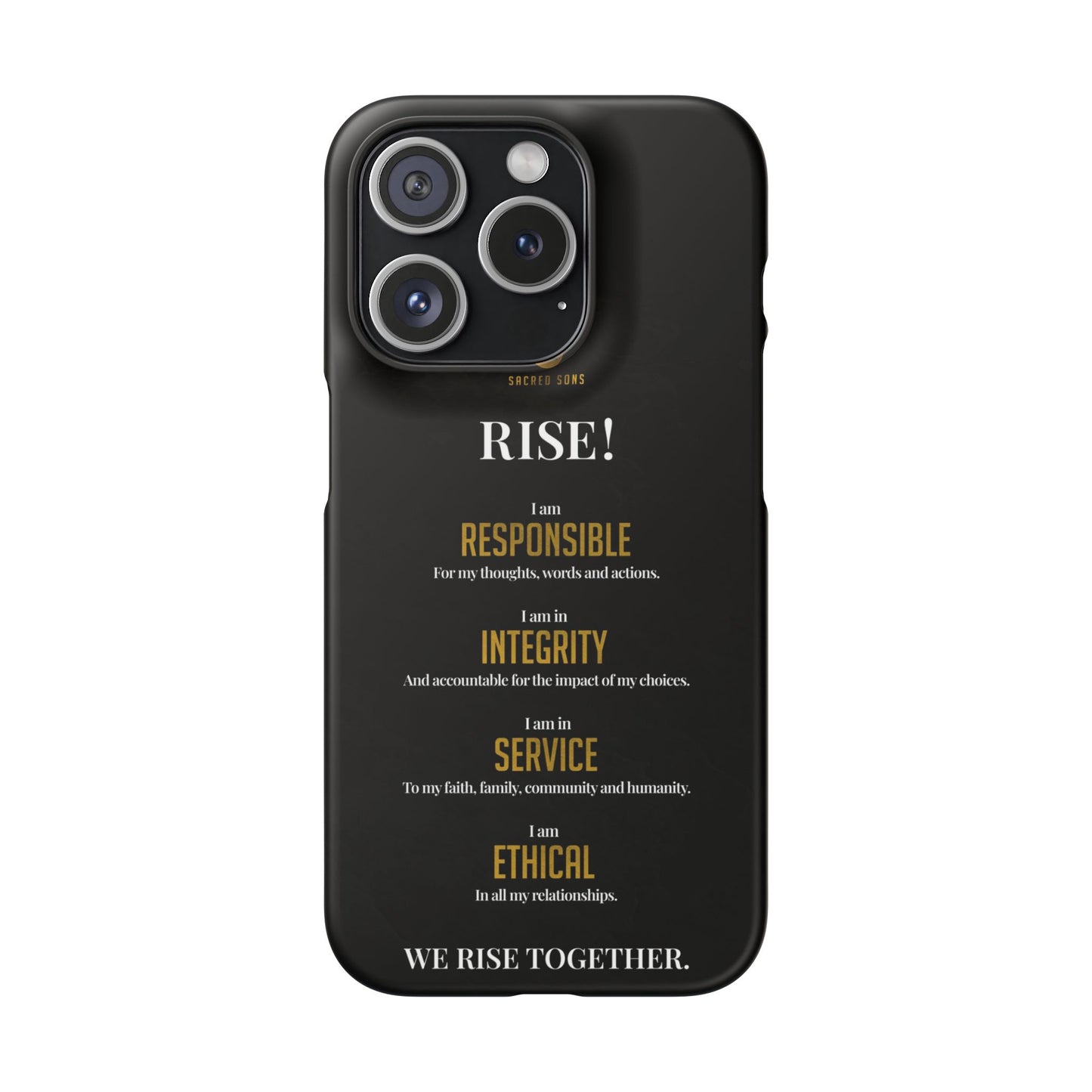 RISE! — 'We Rise Together' Snap Case