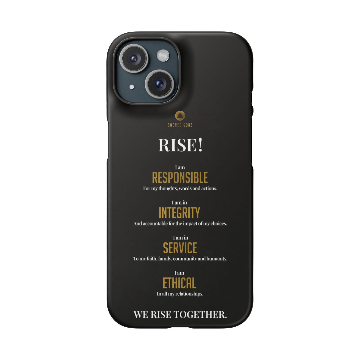 RISE! — 'We Rise Together' Snap Case