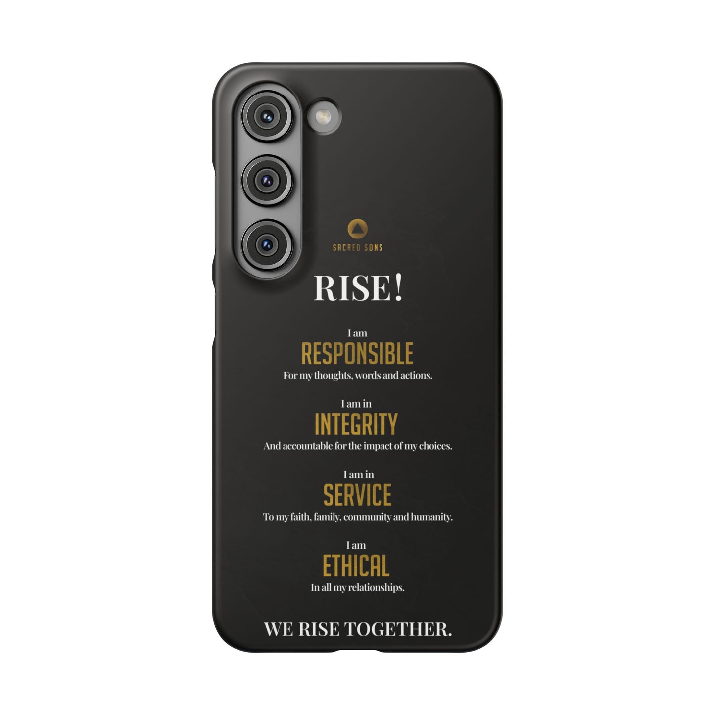 RISE! — 'We Rise Together' Snap Case