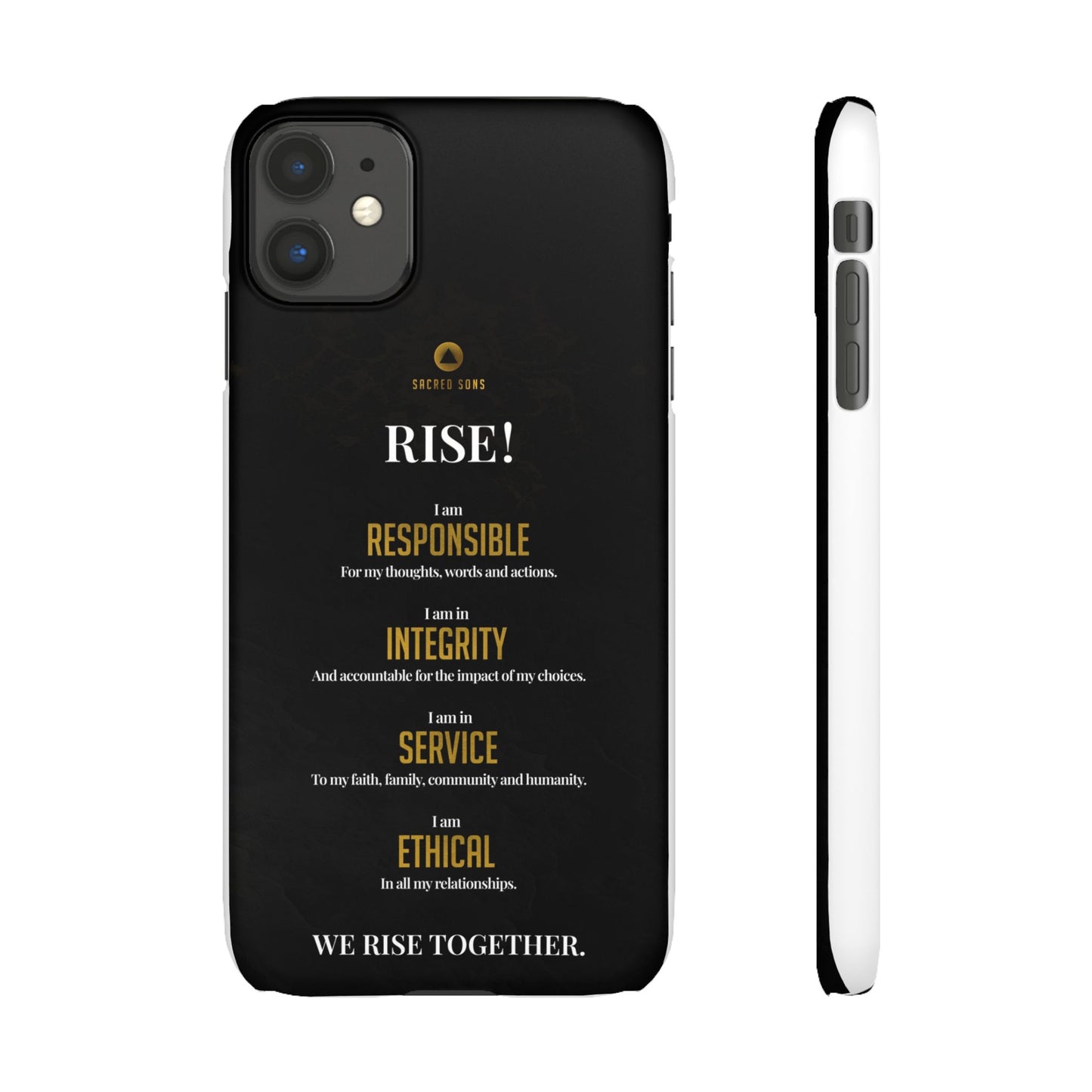 RISE! — 'We Rise Together' Snap Case
