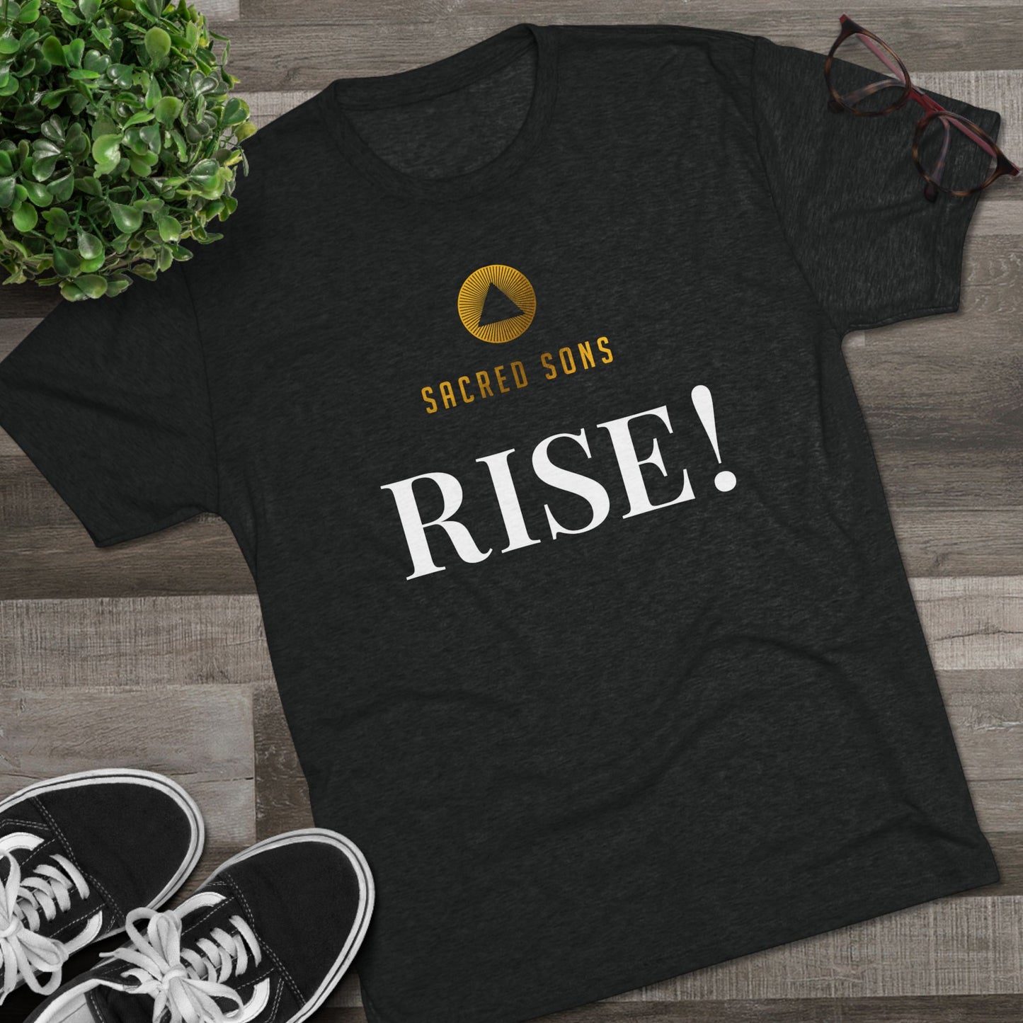 RISE! - Unisex Tri-Blend Crew Tee