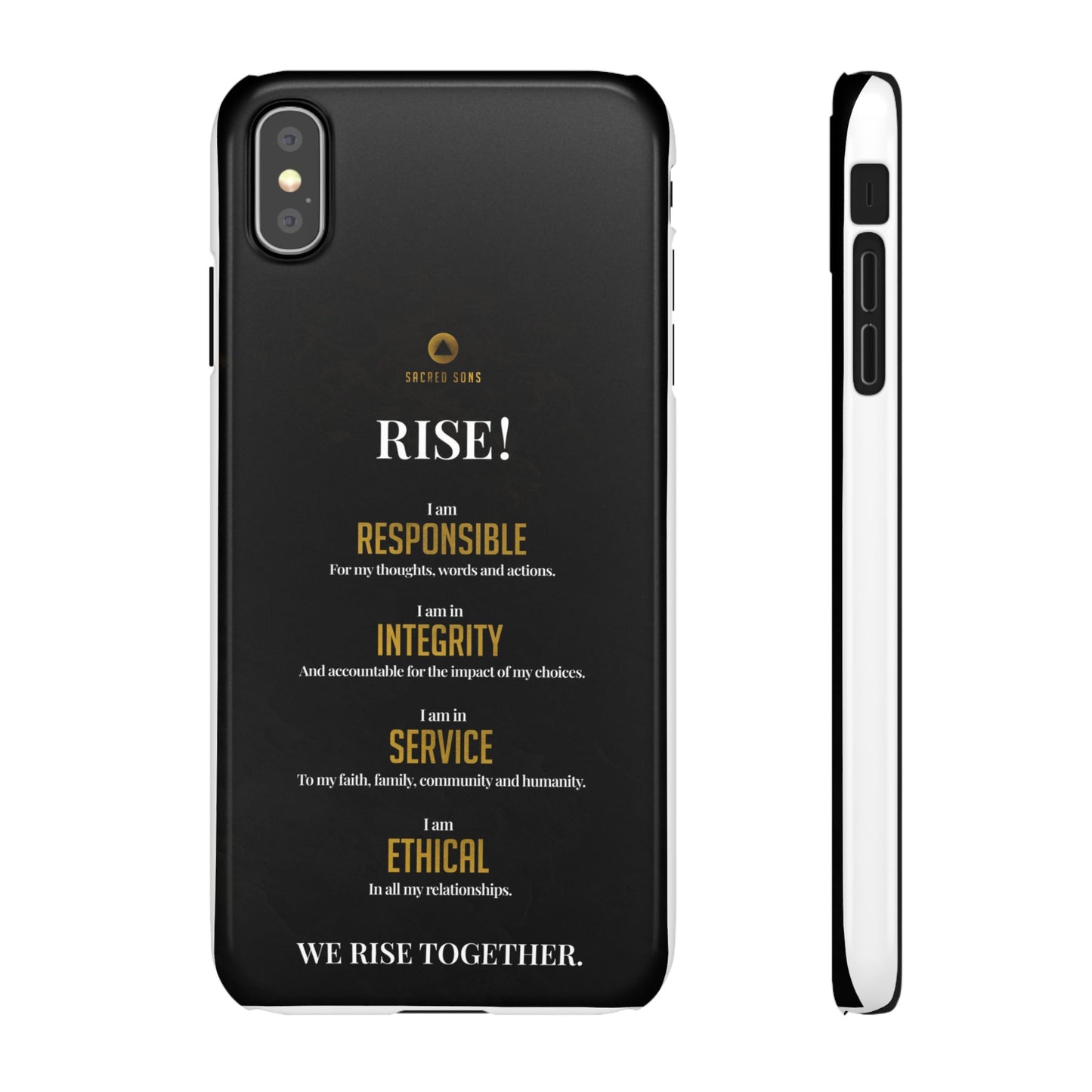 RISE! — 'We Rise Together' Snap Case
