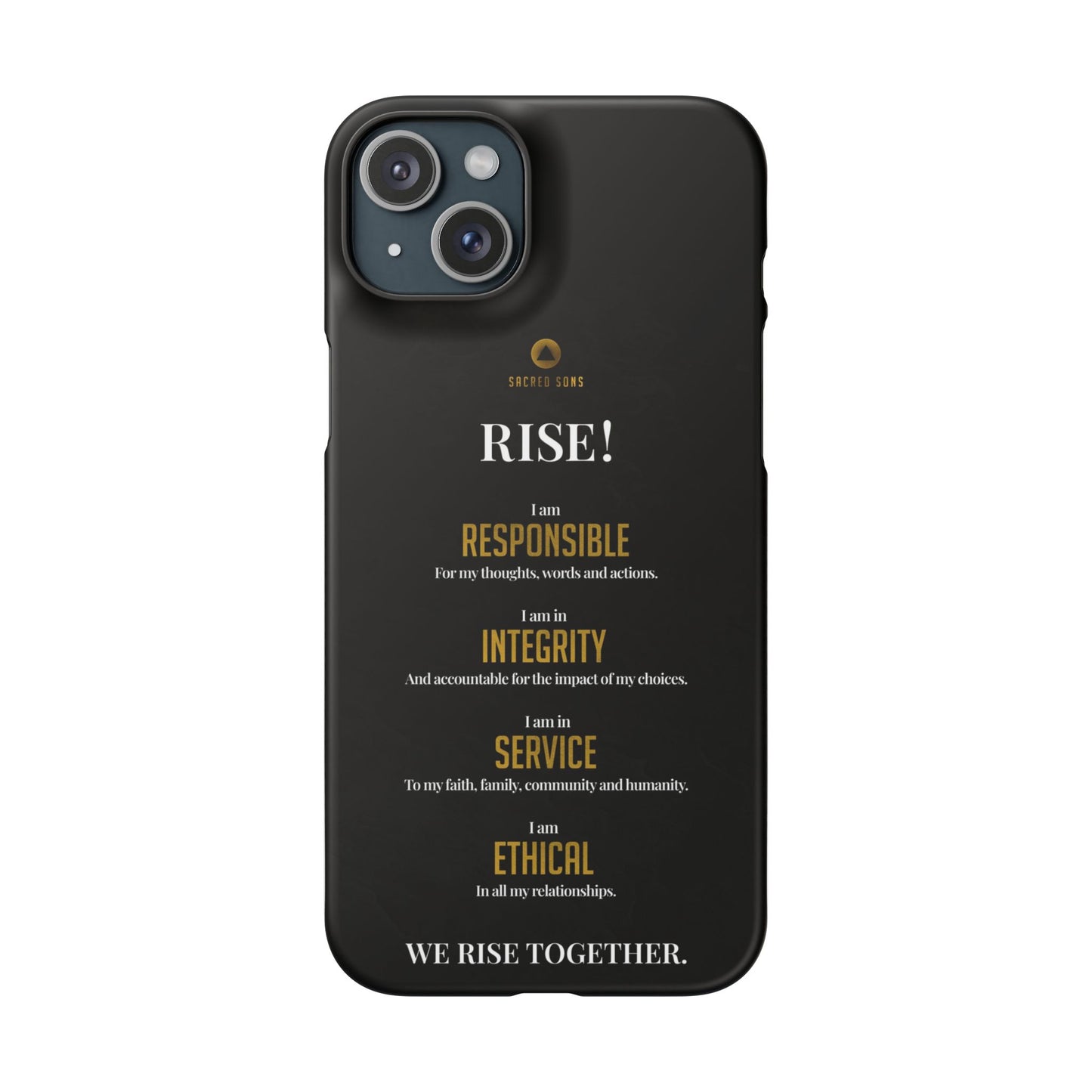 RISE! — 'We Rise Together' Snap Case