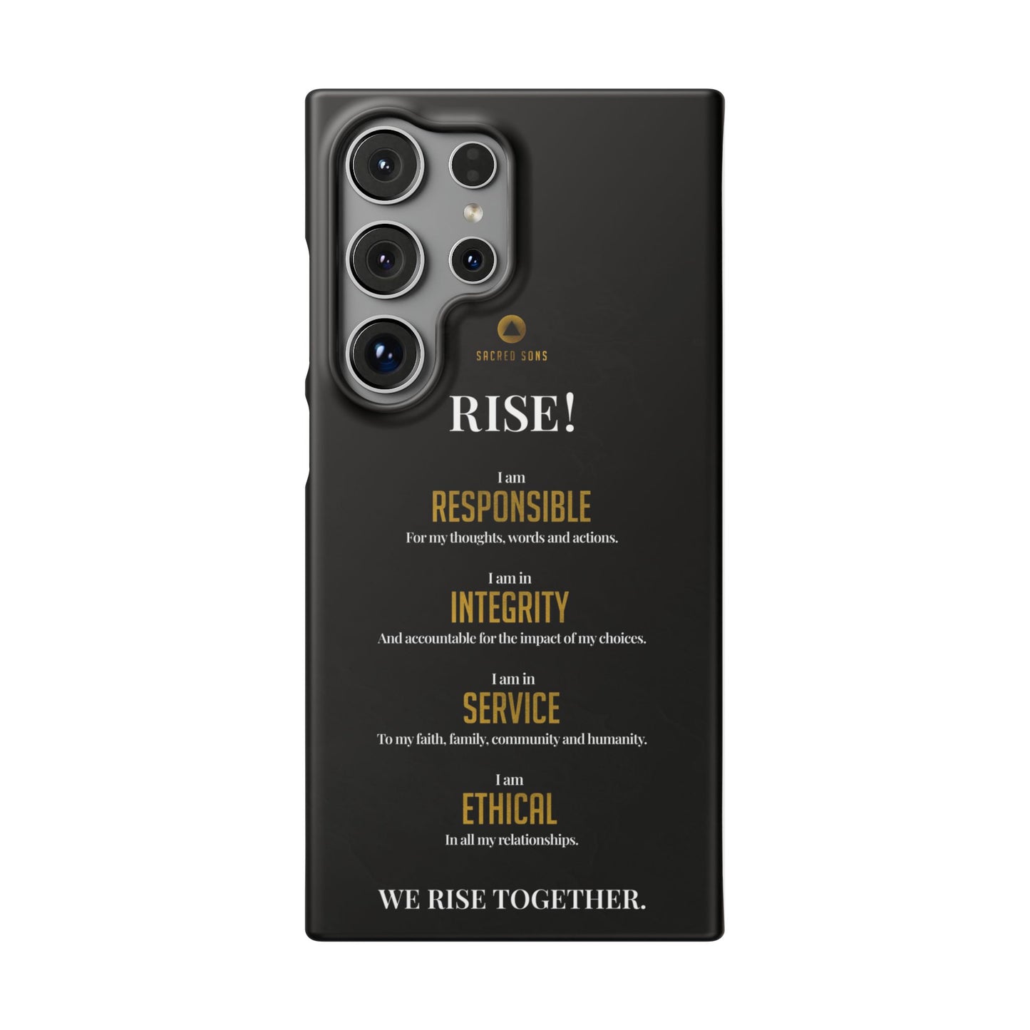 RISE! — 'We Rise Together' Snap Case