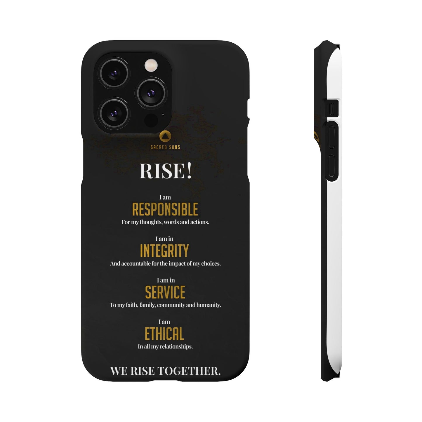 RISE! — 'We Rise Together' Snap Case