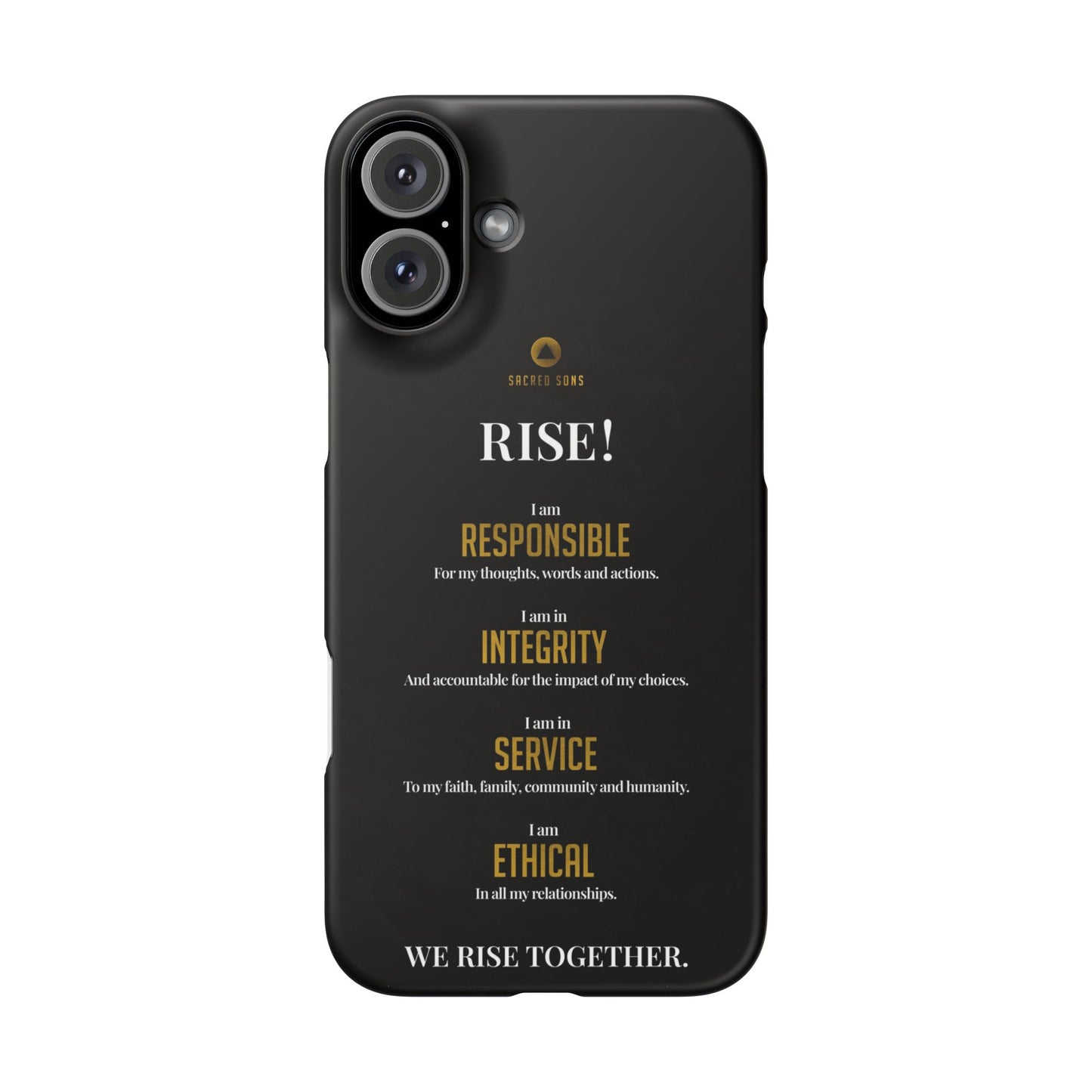 RISE! — 'We Rise Together' Snap Case
