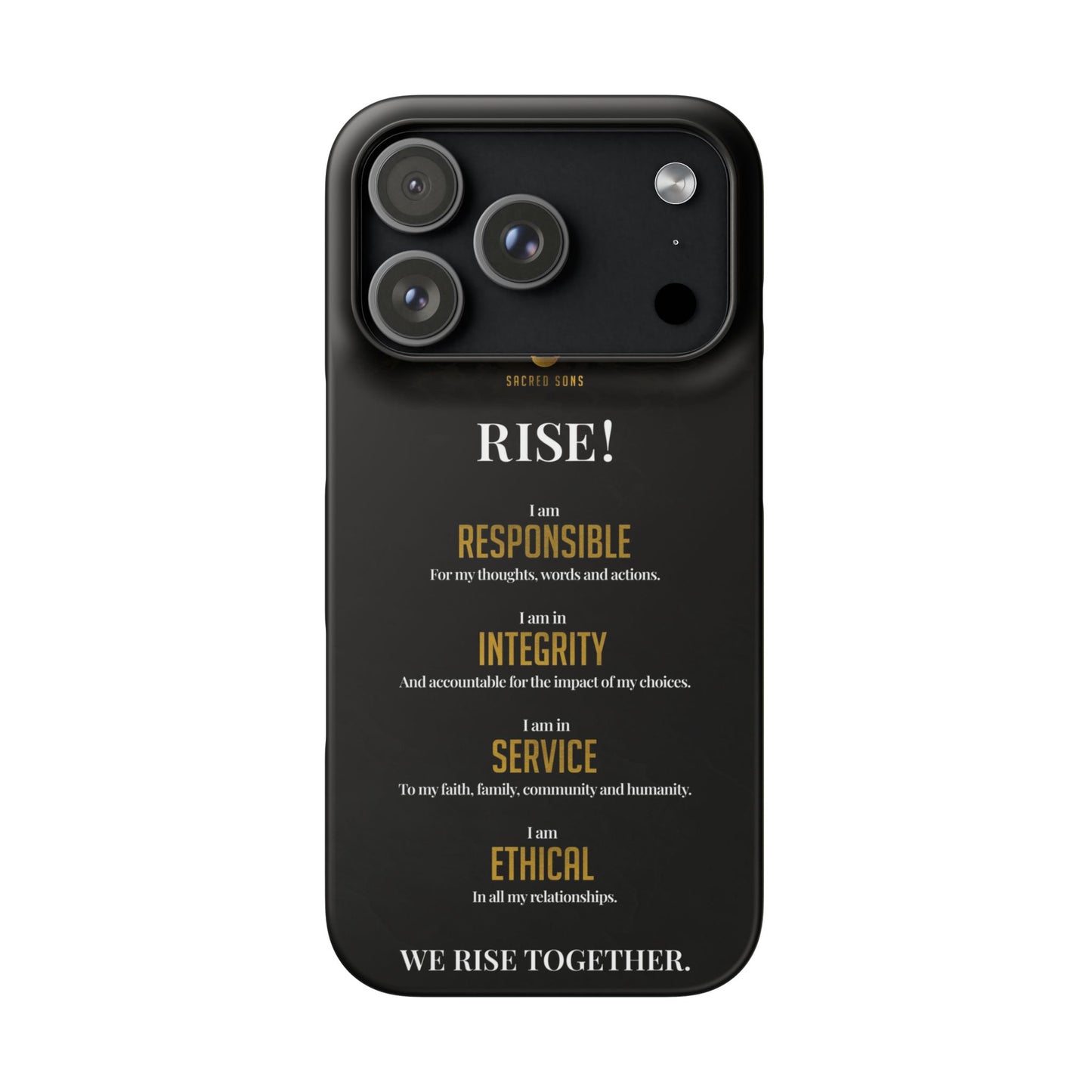 RISE! — 'We Rise Together' Snap Case