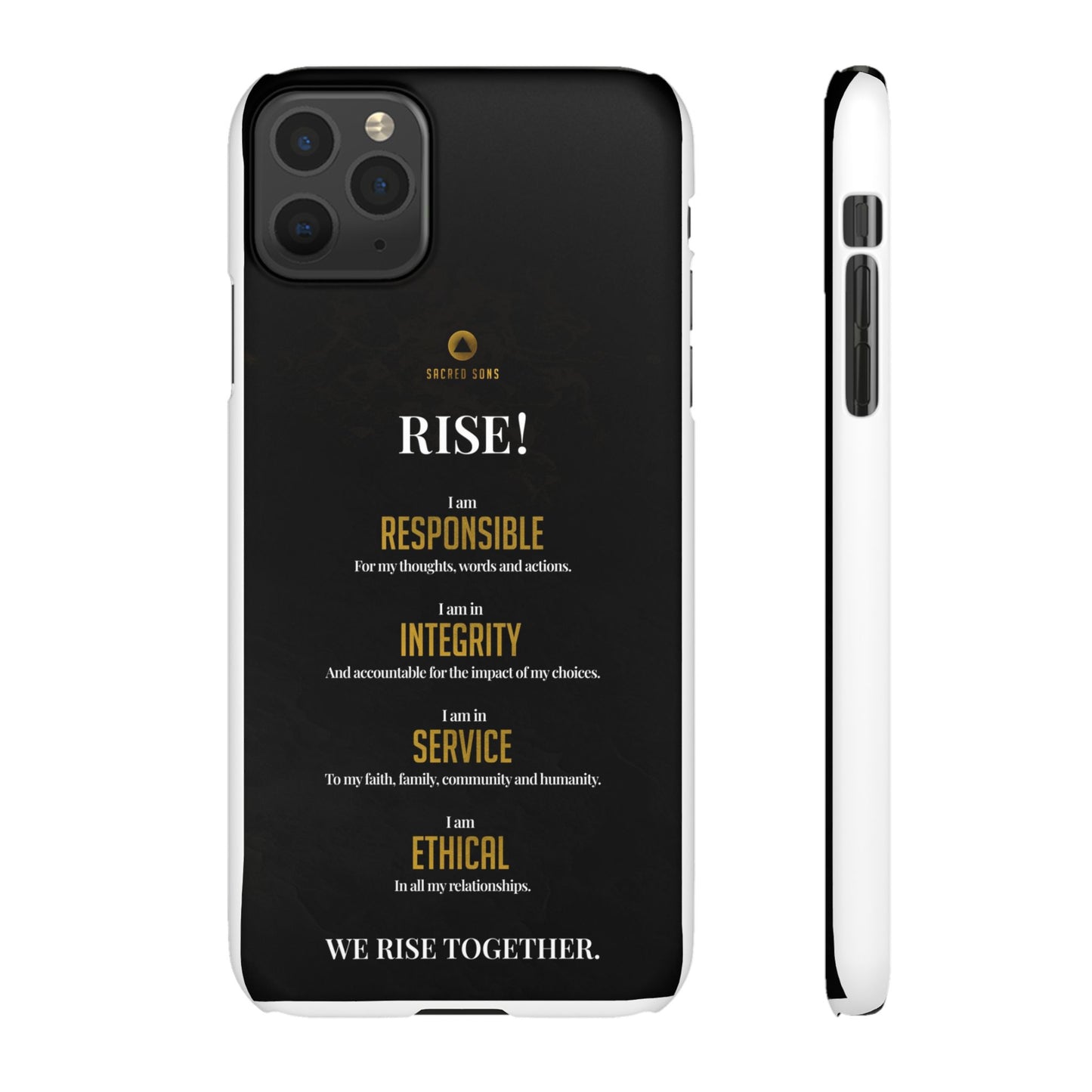 RISE! — 'We Rise Together' Snap Case