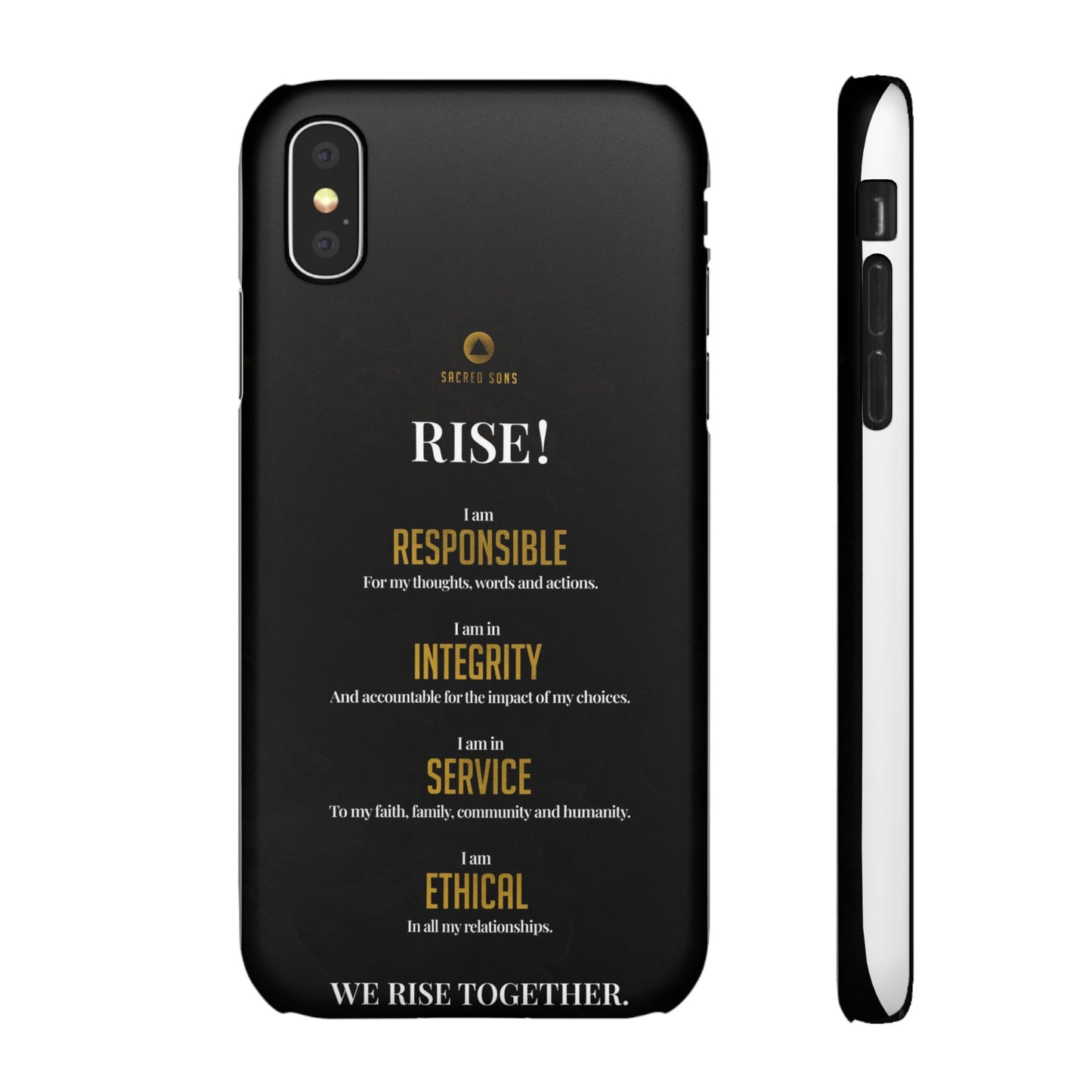RISE! — 'We Rise Together' Snap Case