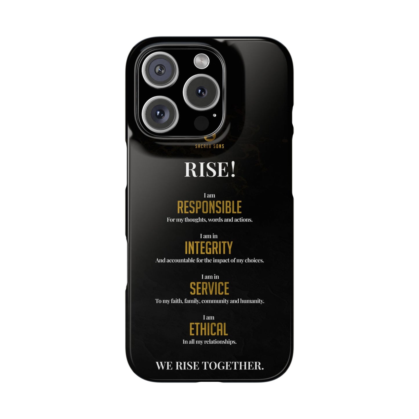 RISE! — 'We Rise Together' Snap Case