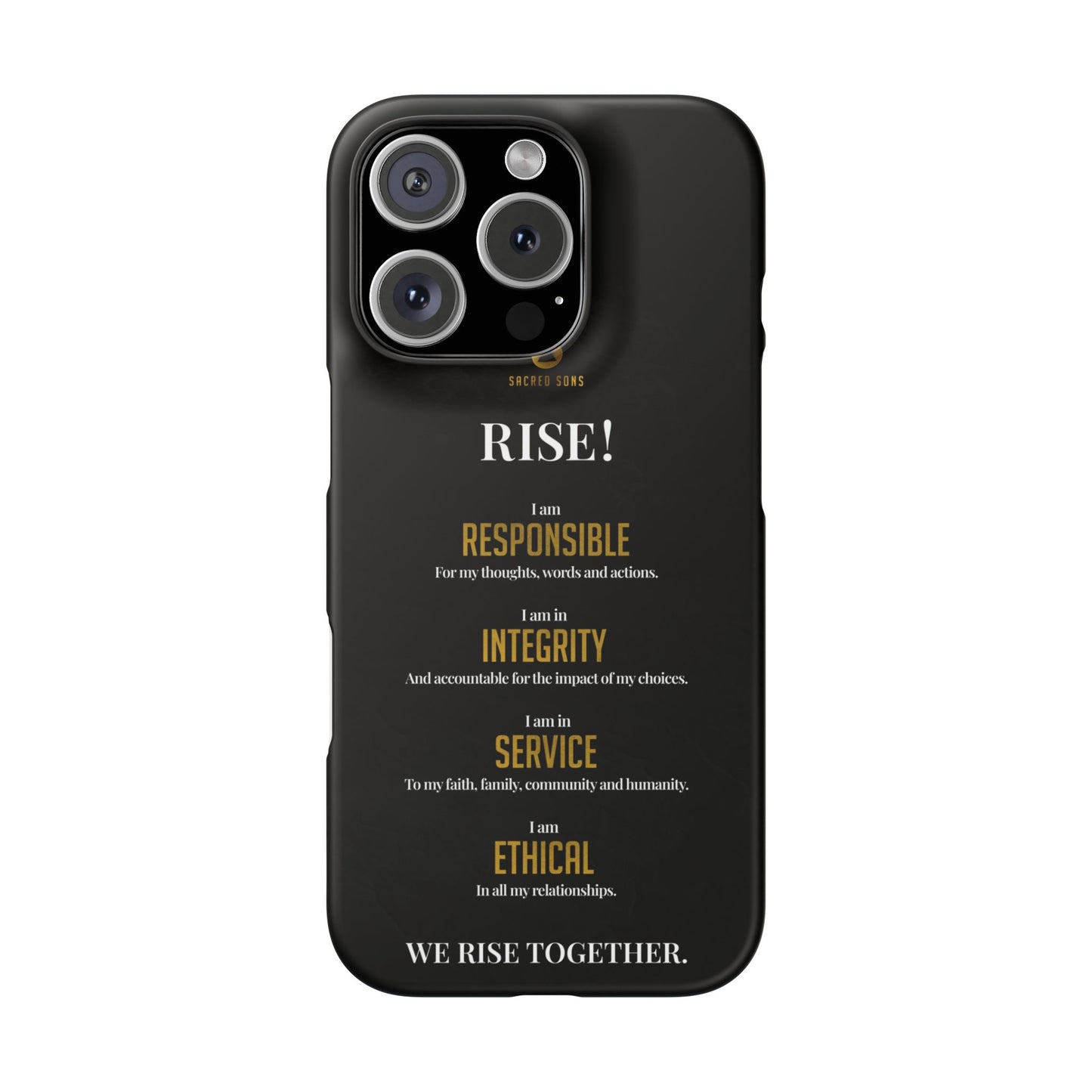 RISE! — 'We Rise Together' Snap Case