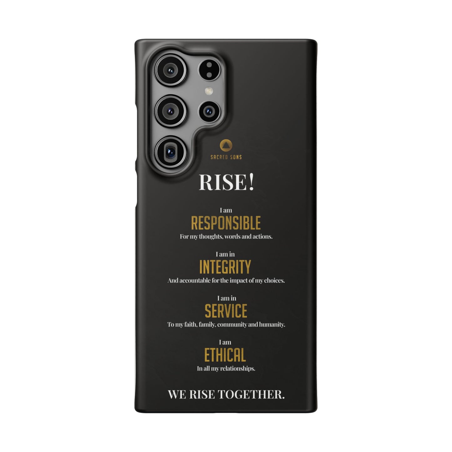 RISE! — 'We Rise Together' Snap Case