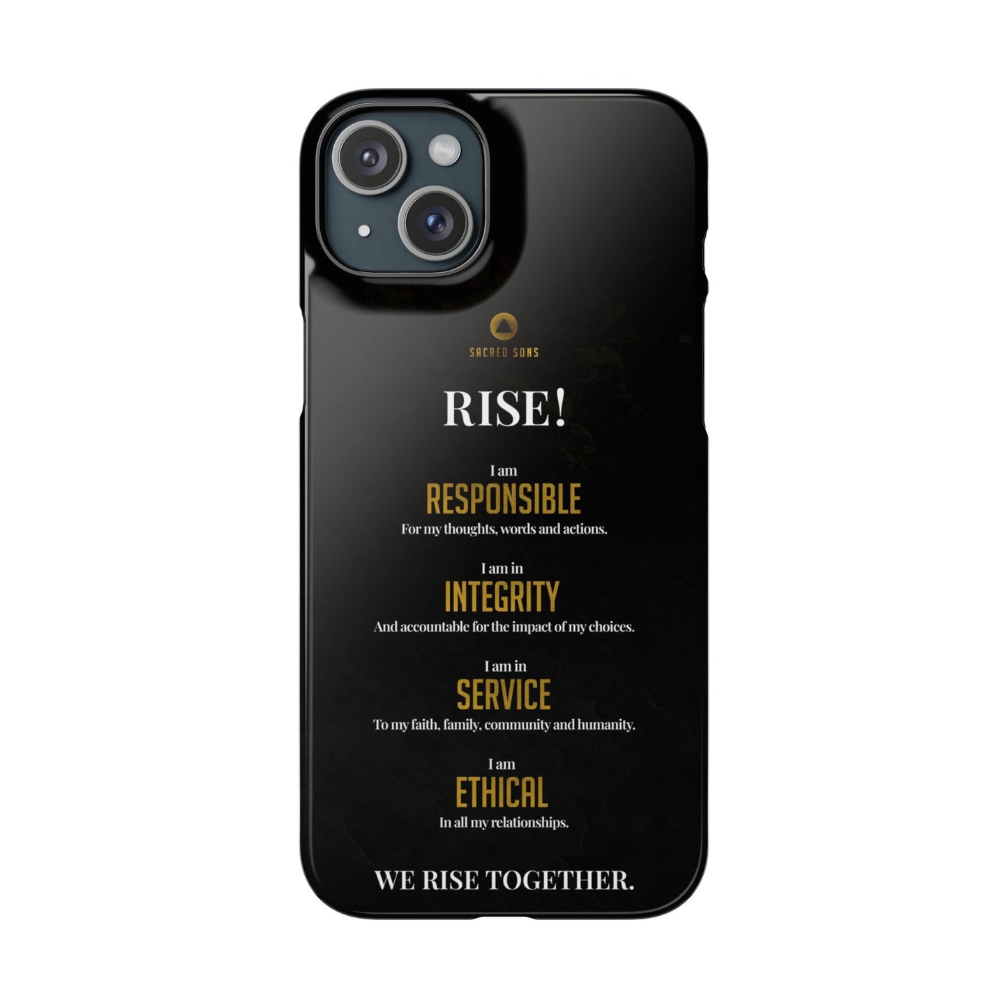RISE! — 'We Rise Together' Snap Case