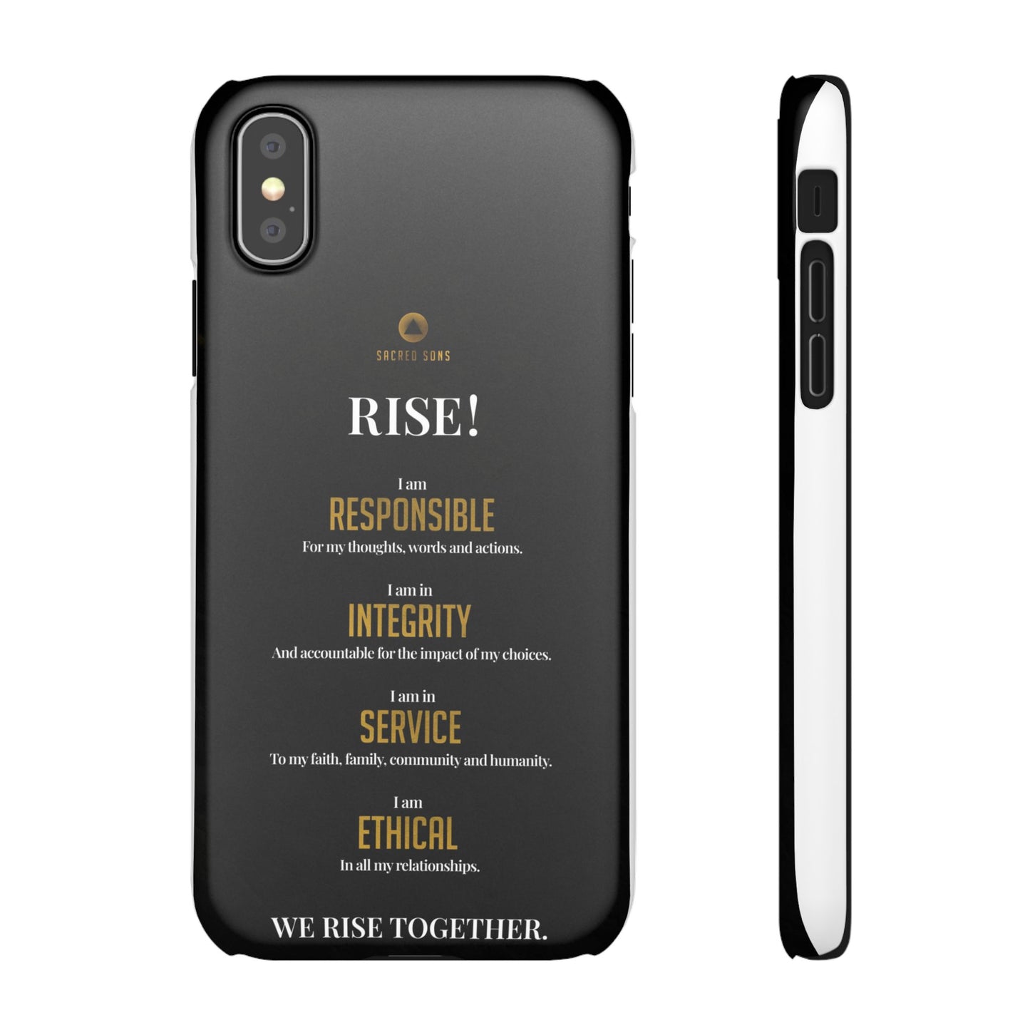 RISE! — 'We Rise Together' Snap Case