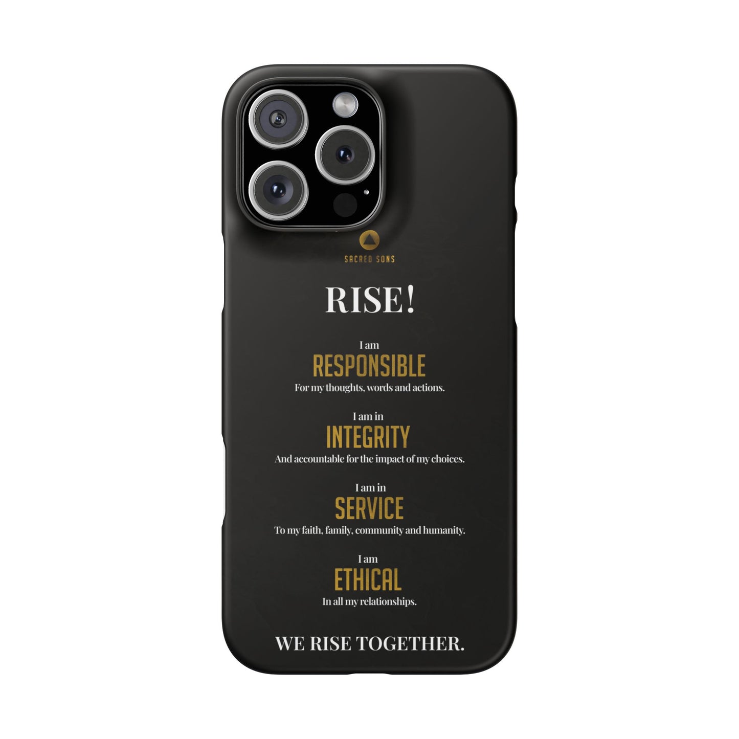 RISE! — 'We Rise Together' Snap Case