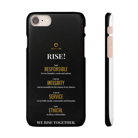 RISE! — 'We Rise Together' Snap Case