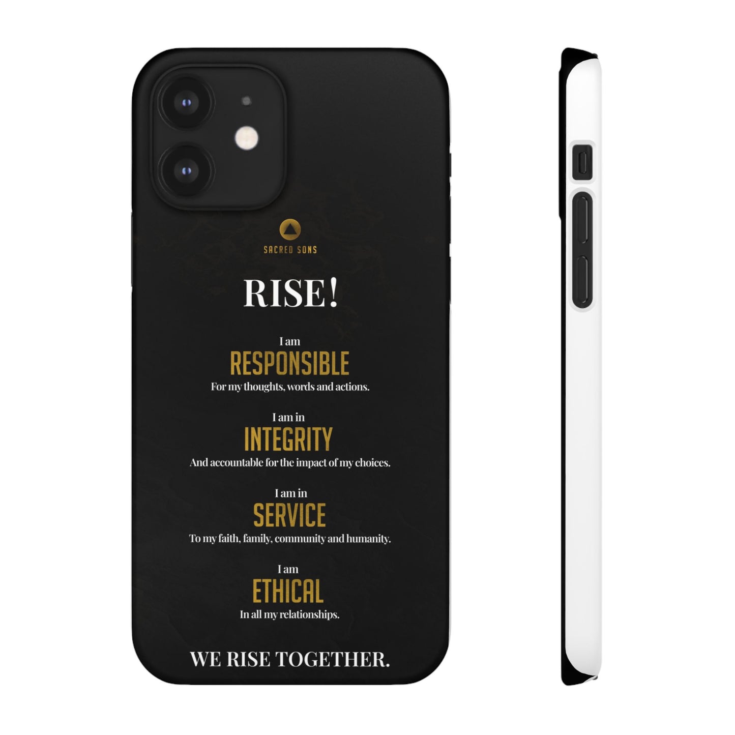 RISE! — 'We Rise Together' Snap Case