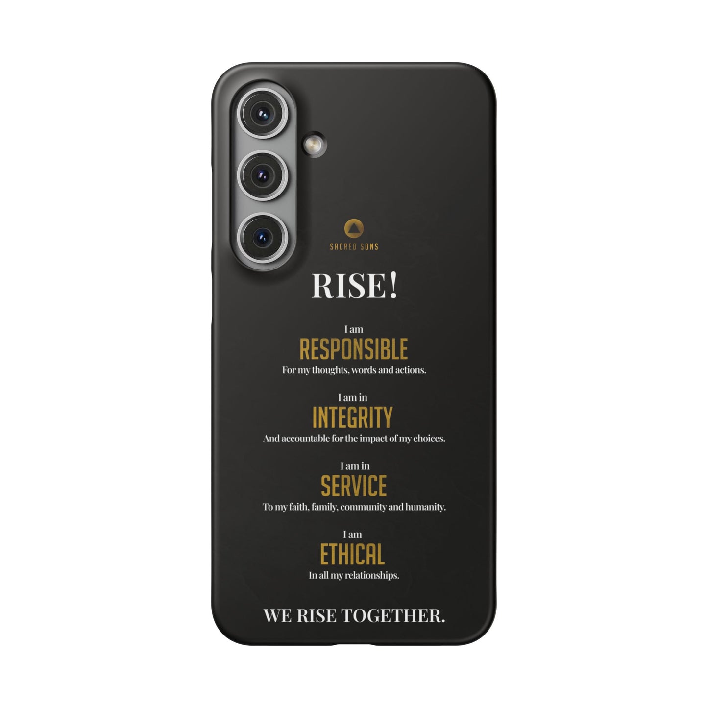 RISE! — 'We Rise Together' Snap Case