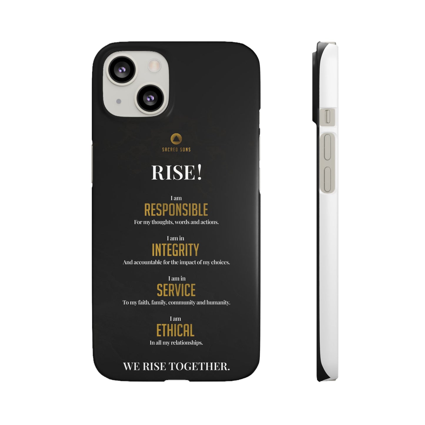 RISE! — 'We Rise Together' Snap Case