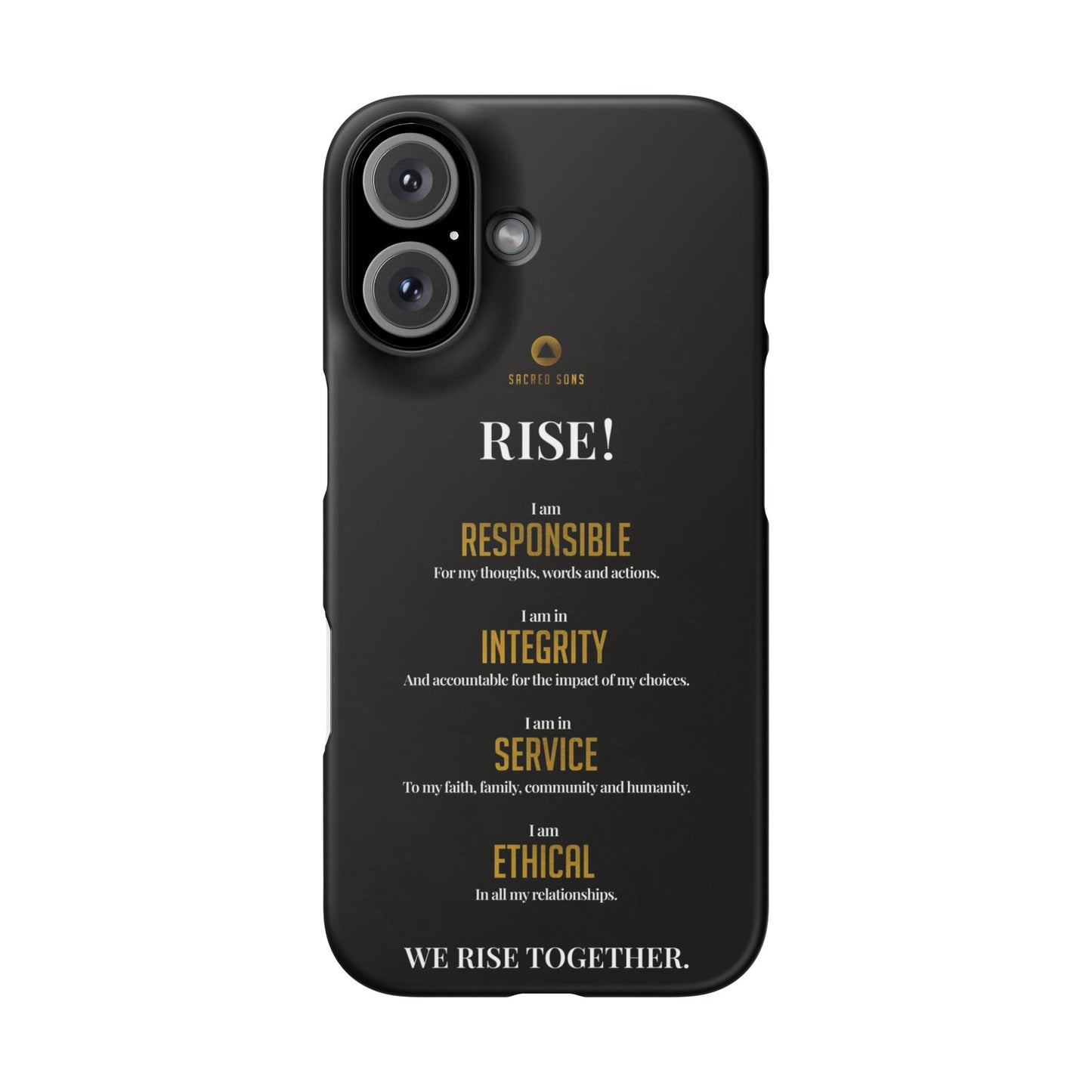 RISE! — 'We Rise Together' Snap Case