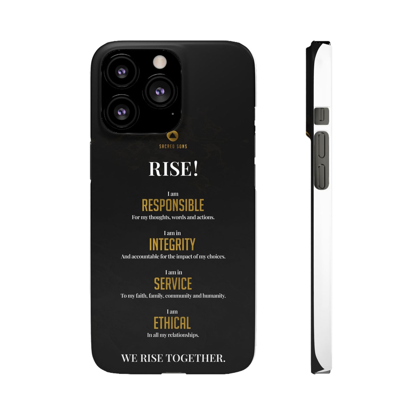 RISE! — 'We Rise Together' Snap Case