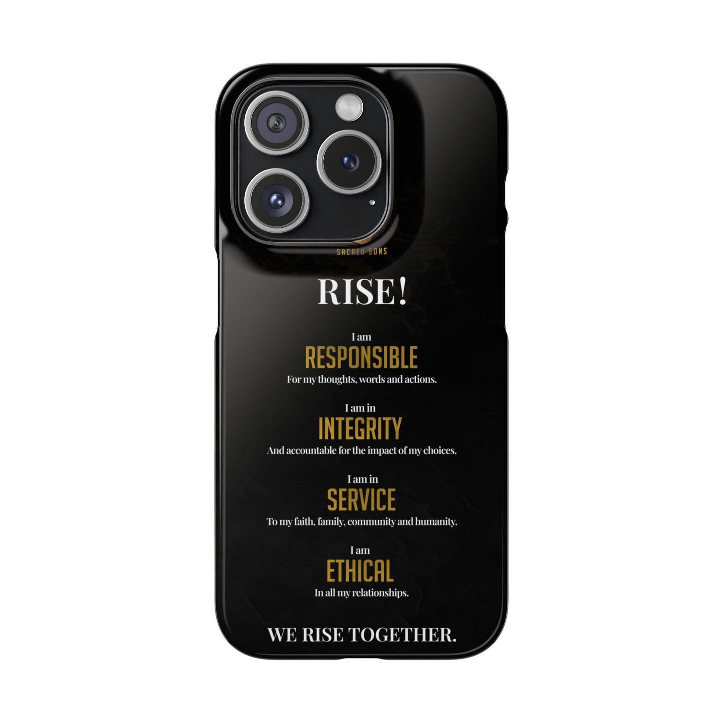 RISE! — 'We Rise Together' Snap Case