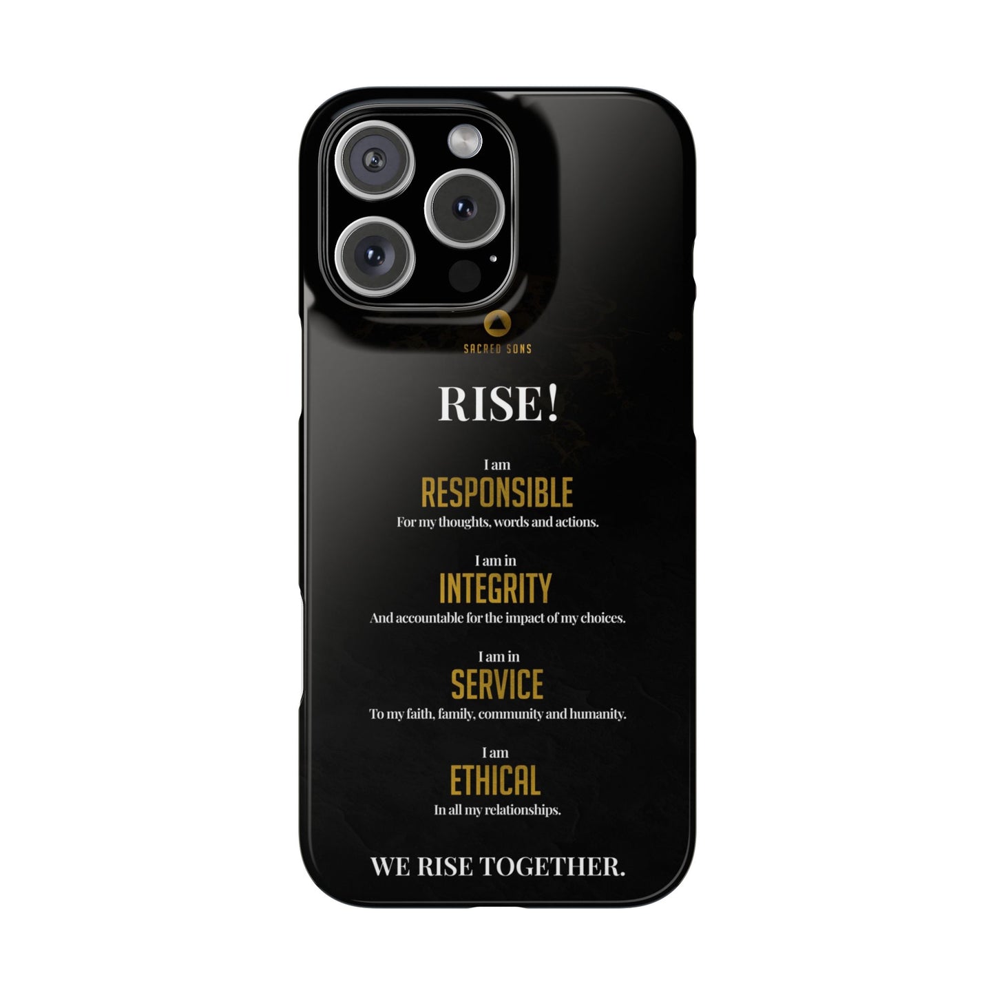 RISE! — 'We Rise Together' Snap Case