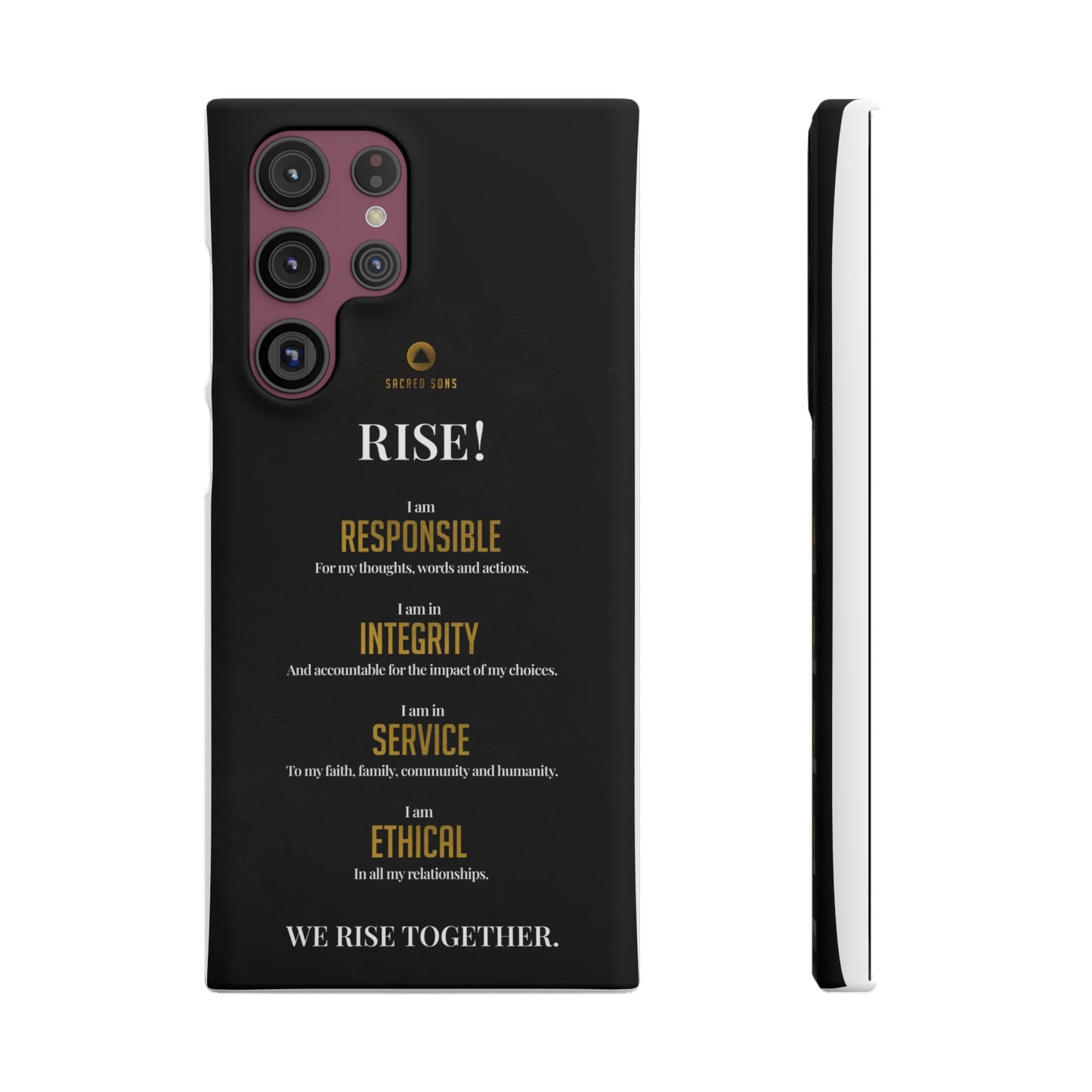 RISE! — 'We Rise Together' Snap Case